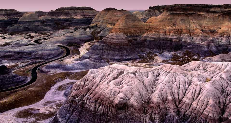 Painted Desert in the Petrified Forest National Park, Arizona