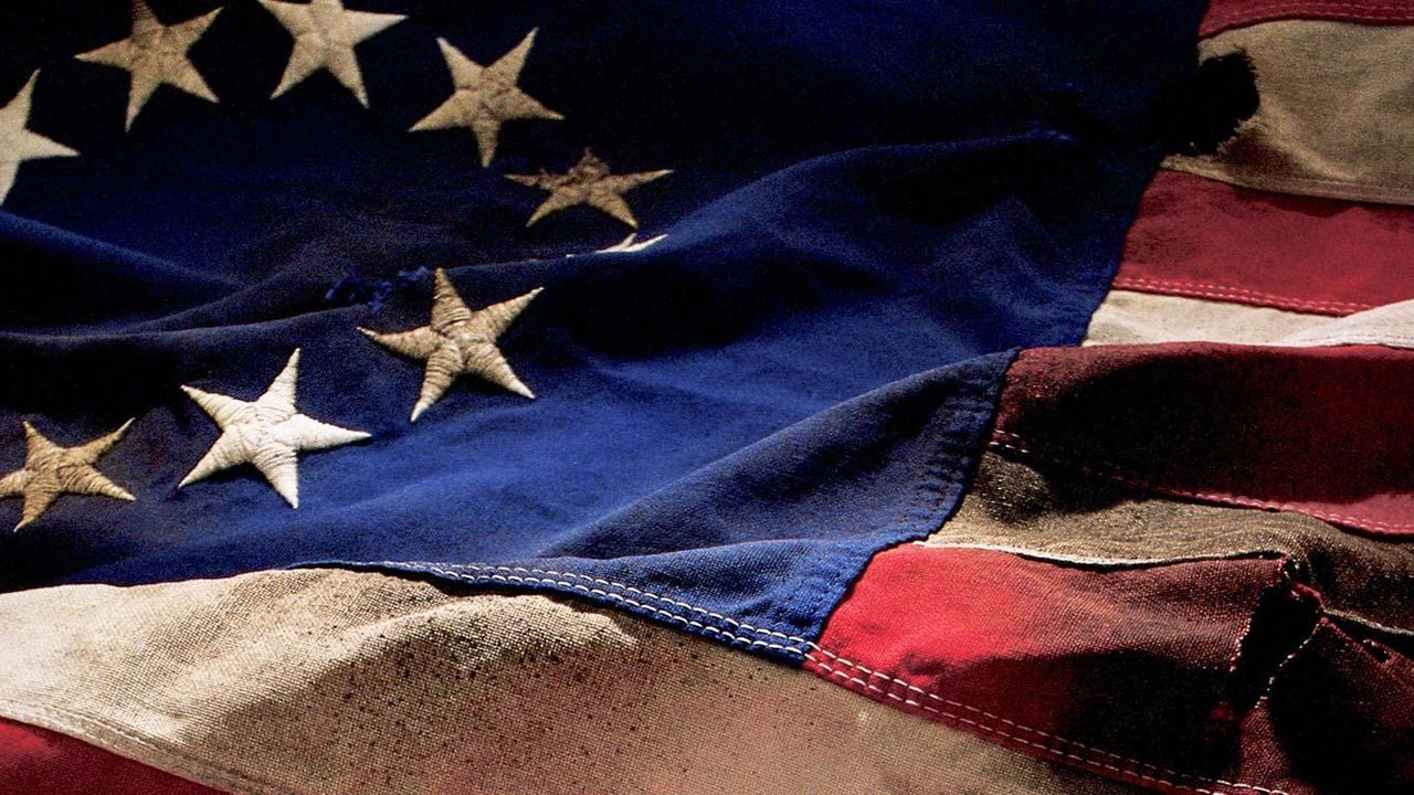 ”Betsy Ross” flag, symbol of the American Revolution