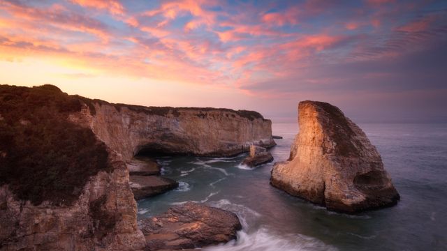 Shark Fin Cove, Davenport, California