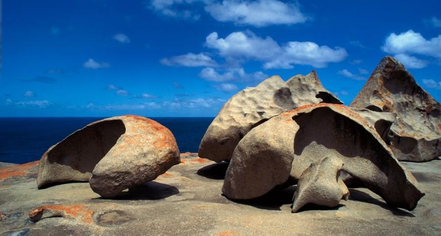 澳大利亚袋鼠岛上的卓越岩