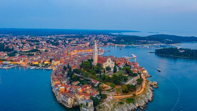 Le centre historique de Rovinj, Croatie