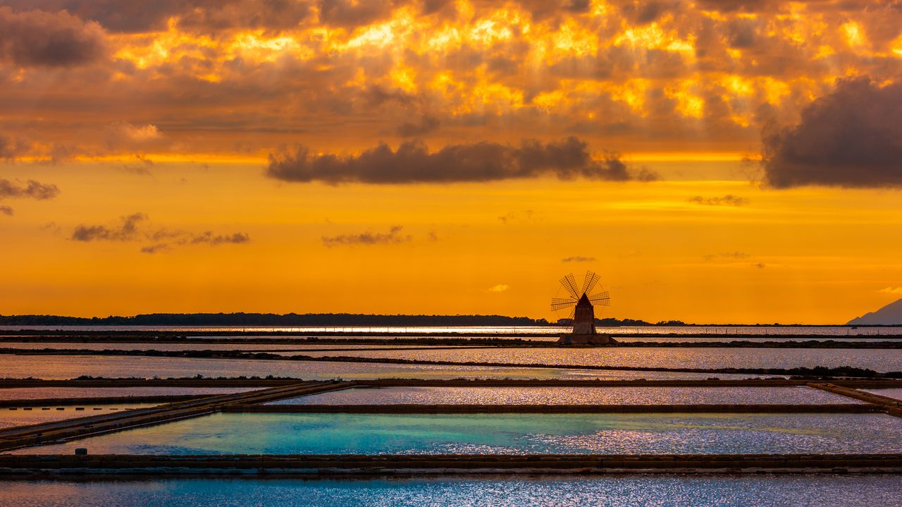 Marsala salt pans, Italy
