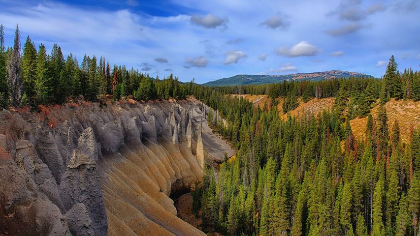 Painted pinnacles