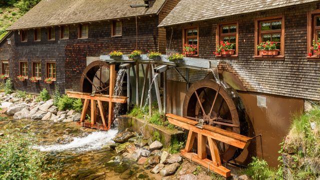 Die Hexenlochmühle im Schwarzwald bei Furtwangen, Baden‑Württemberg