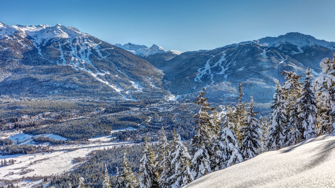 Whistler and Blackcomb mountains, British Columbia