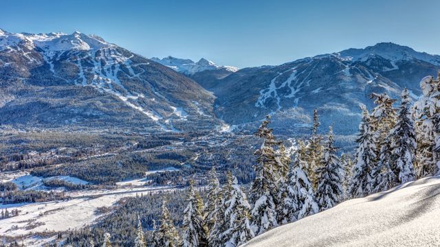 Whistler and Blackcomb mountains, British Columbia