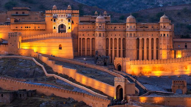 Amer Fort in Rajasthan, India