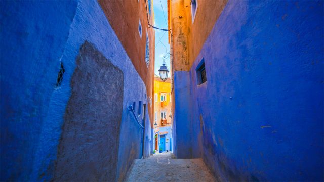 Blue walls of Chefchaouen, Morocco