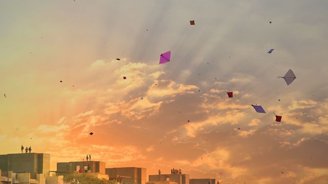 Sky full of kites
