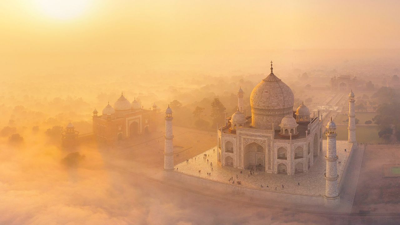 The Taj Mahal for India's Republic Day