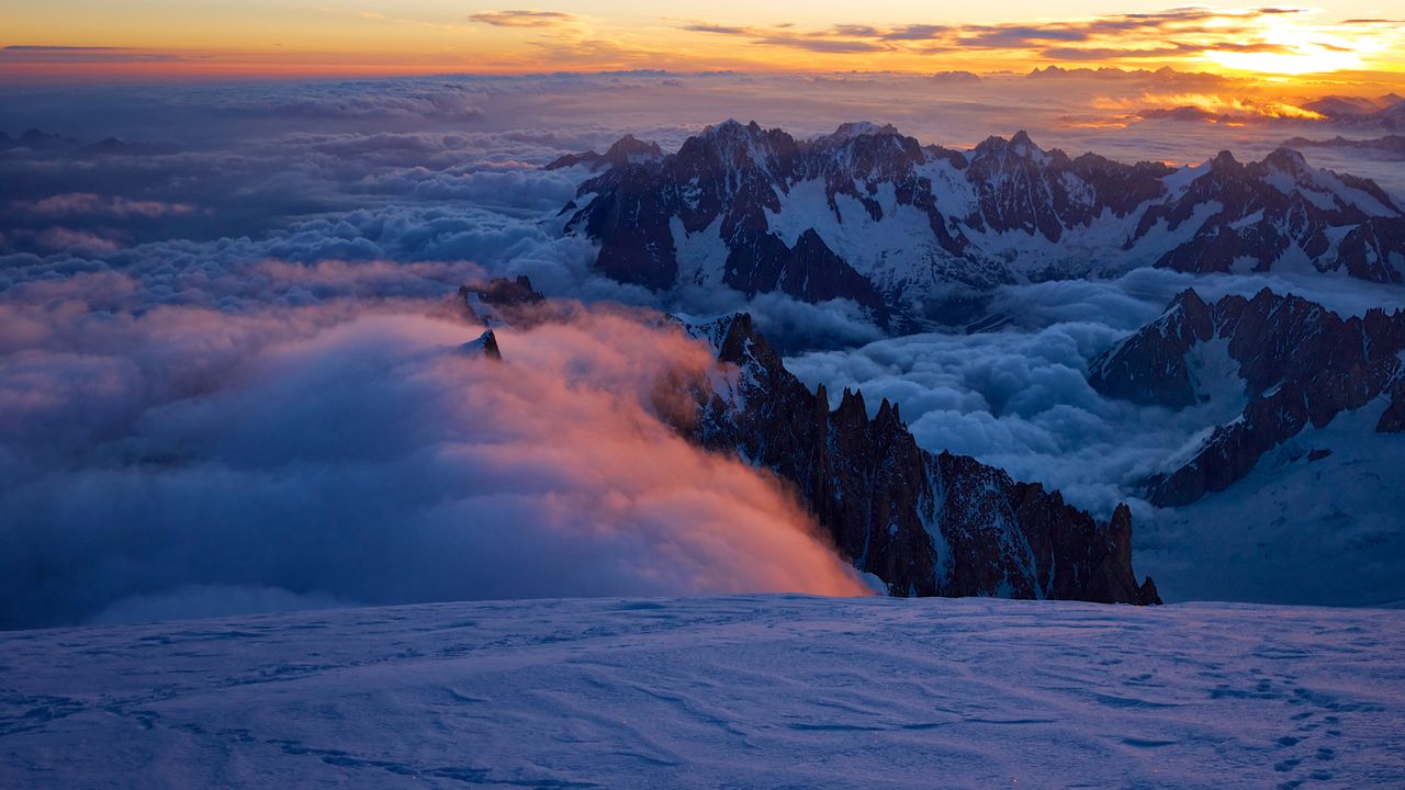 Mont Blanc en Chamonix, Francia