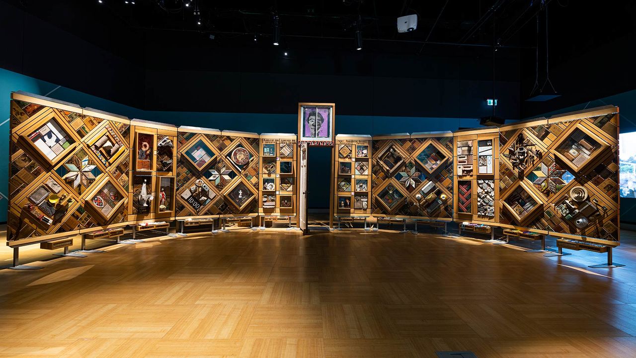 The Witness Blanket at the Canadian Museum of Human Rights, Winnipeg
