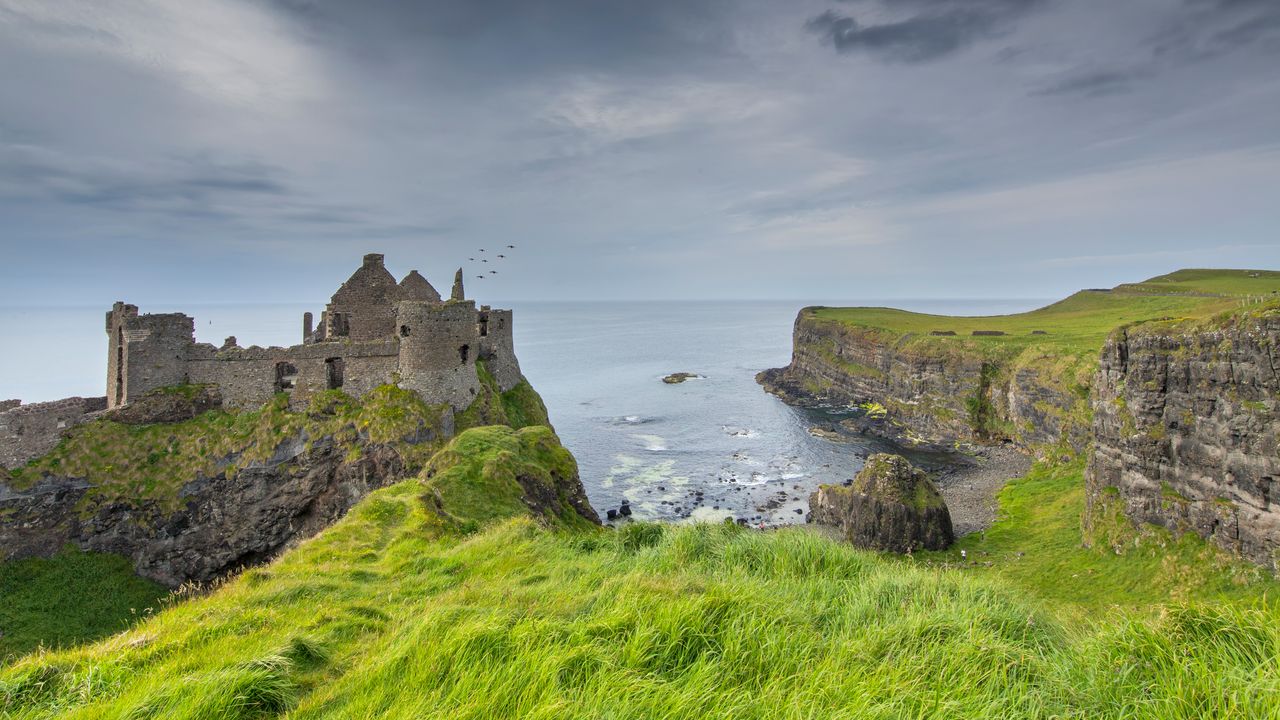 Château de Dunluce, Comté d'Antrim, Irlande du Nord