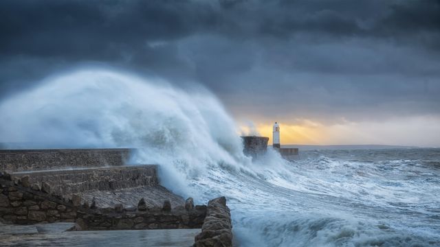 Porthcawl lighthouse, South Wales
