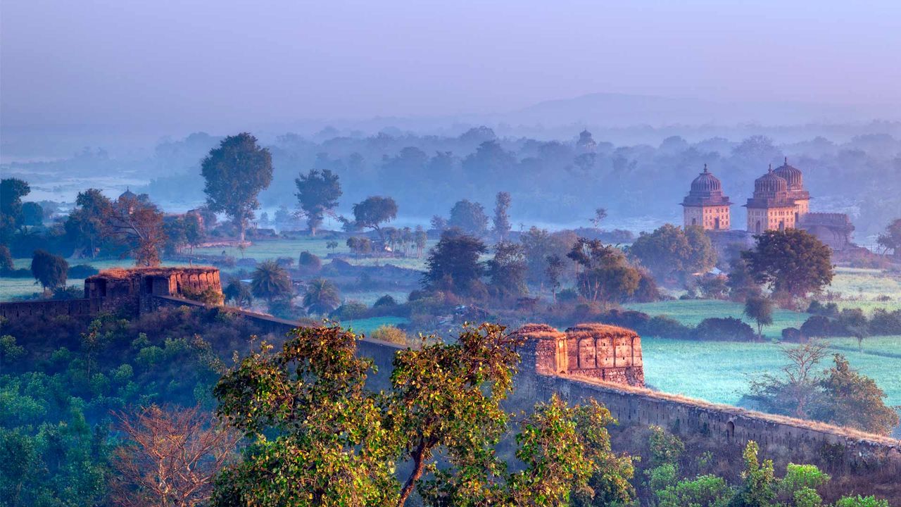 View of Orchha, Madhya Pradesh