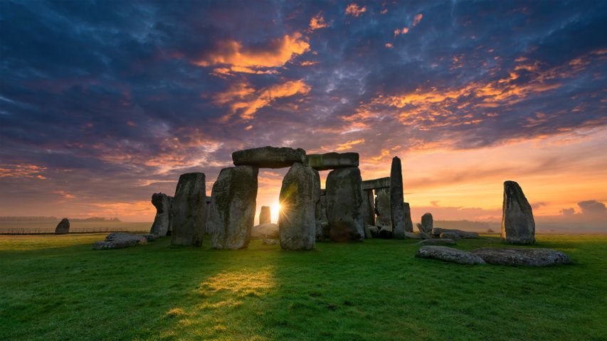 Stonehenge, Pianura di Salisbury, Wiltshire, Inghilterra