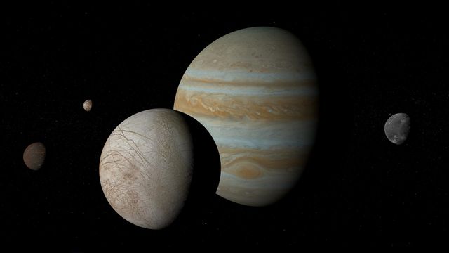 Moons of Jupiter—Io, Europa, Ganymede, and Callisto