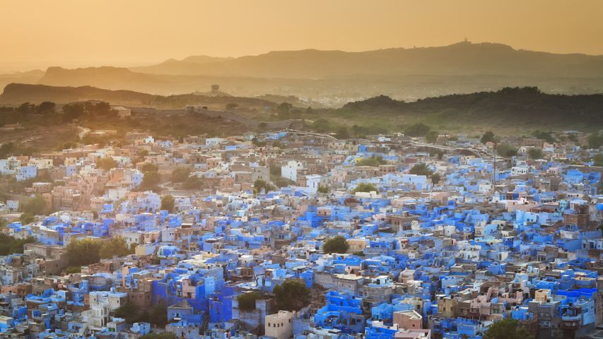 La ville bleue de Jodhpur, Inde