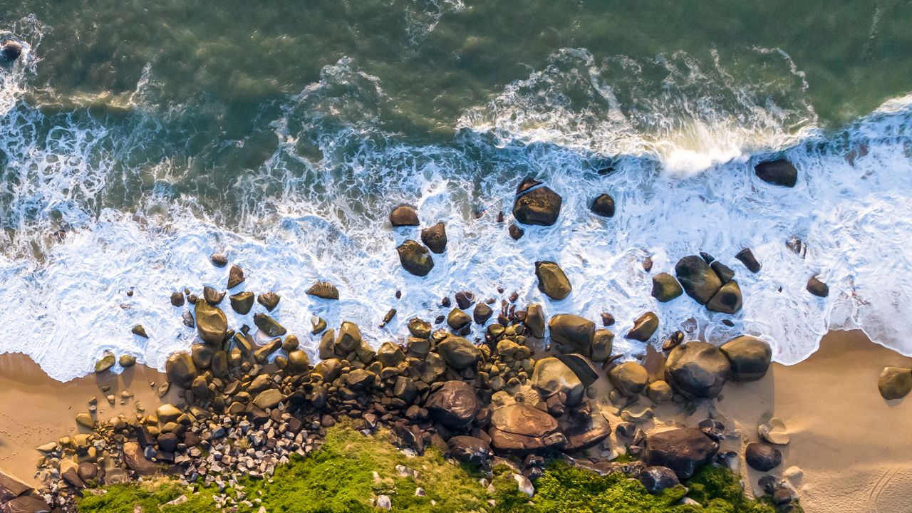 Praia de Taquaras no Balneário Camboriú, Santa Catarina