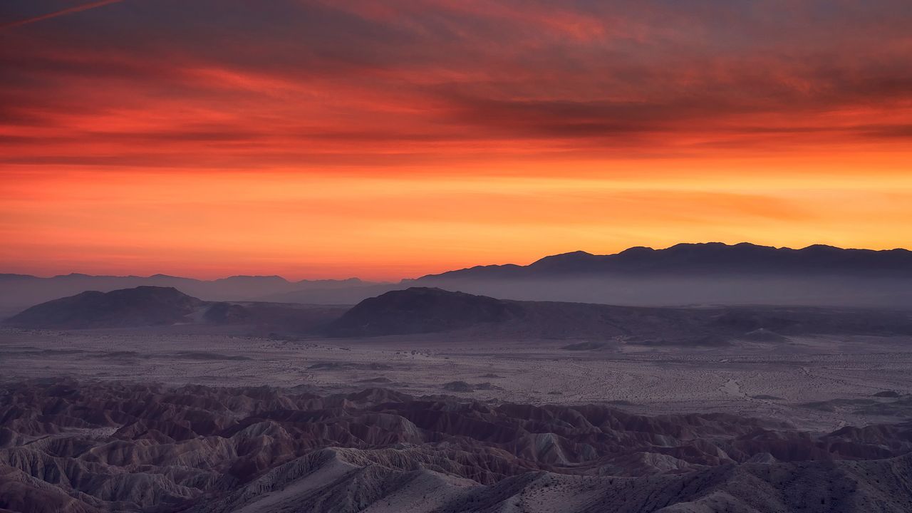 Borrego Badlands in Anza-Borrego Desert State Park, California