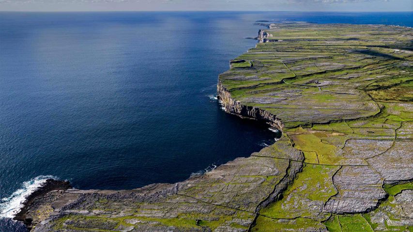Inis Oírr, die kleinste der drei Aran-Inseln in der Galway Bay, Irland