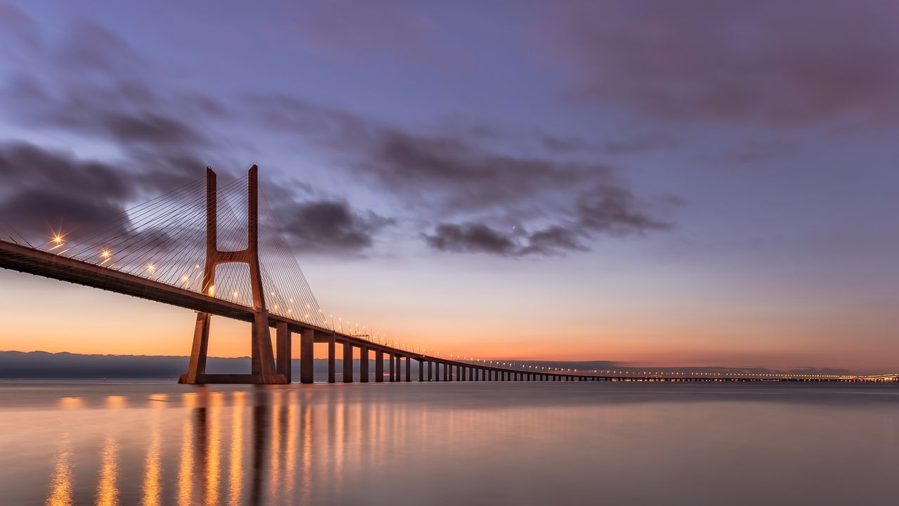 Pont Vasco de Gama, Lisbonne, Portugal