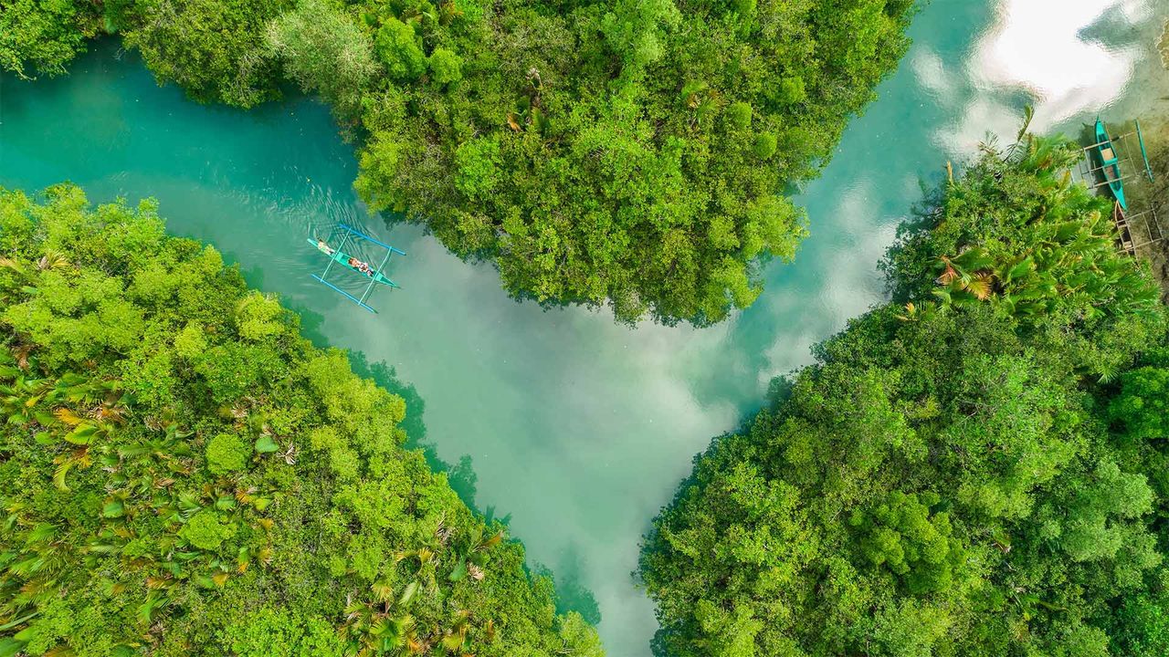 The Bojo River in Cebu, Philippines