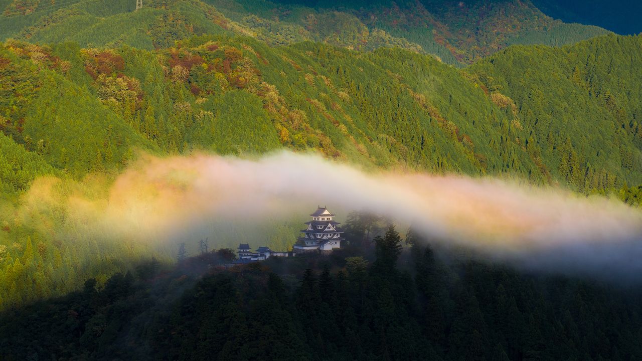 Château de Gujō Hachiman, préfecture de Gifu, Japon