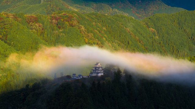 Château de Gujō Hachiman, préfecture de Gifu, Japon