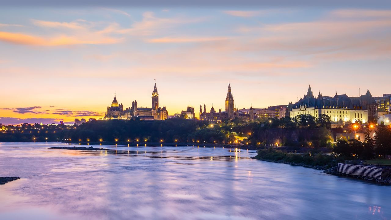 Parliament Hill in Ottawa, Ontario, Canada
