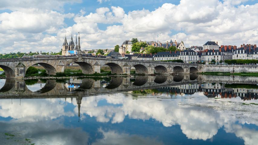 Vue et reflets de Blois, Val de Loire
