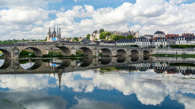 Vue et reflets de Blois, Val de Loire