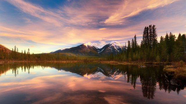 Sunset at Banff National Park, Alberta, Canada