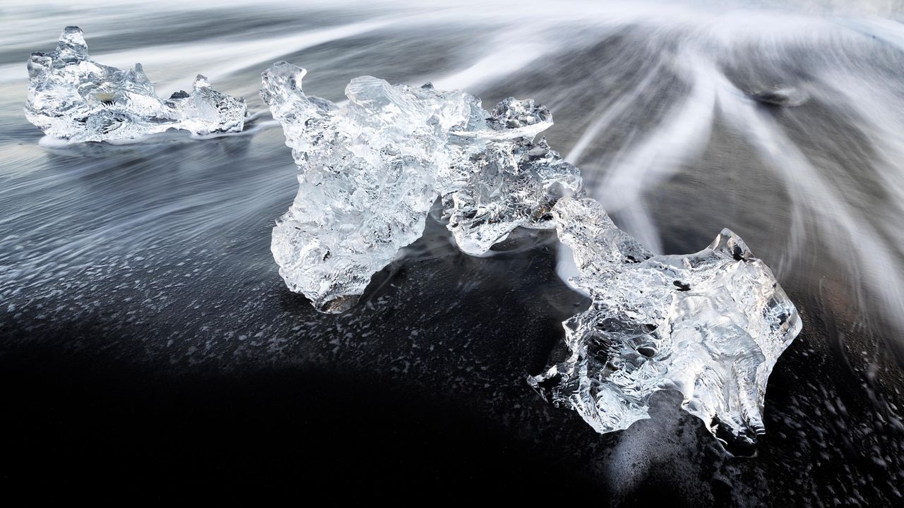 An iceberg's remains