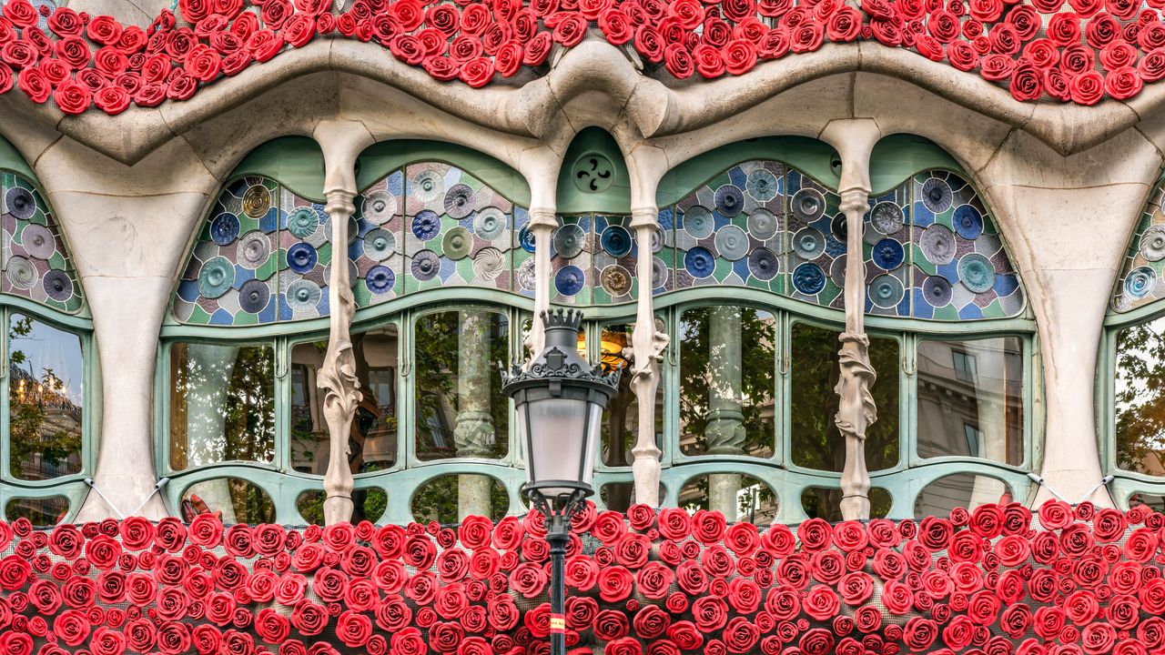 Casa Batlló de Gaudí, Barcelona, España