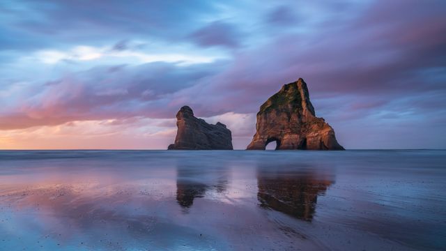 Archway Islands, Wharariki Beach, Südinsel, Neuseeland