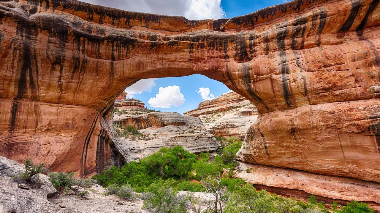 Sipapu Bridge in Natural Bridges National Monument, Utah
