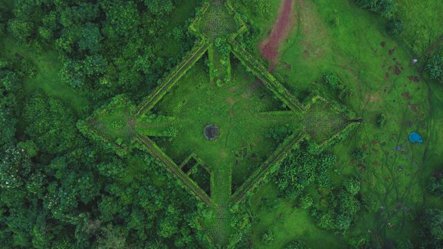 Corjuem Fort in Goa, India