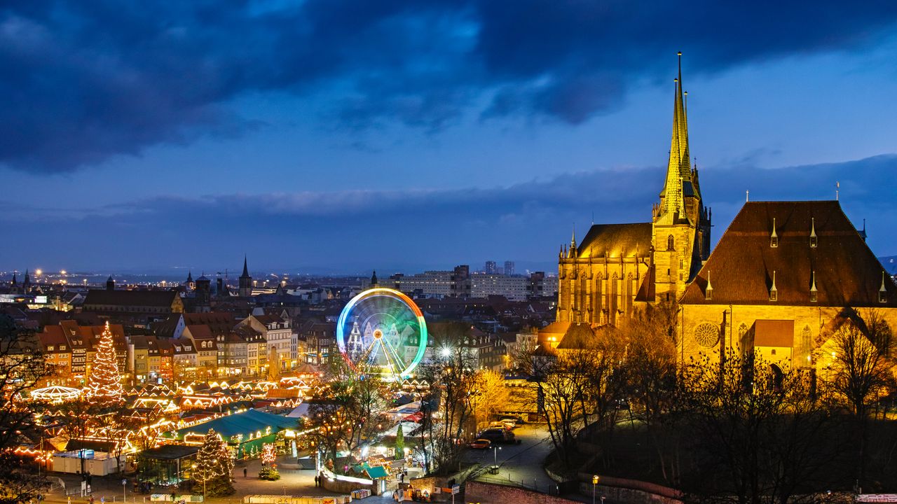 Weihnachtsmarkt Erfurt, Thüringen