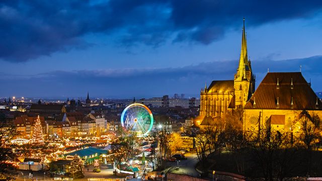 Weihnachtsmarkt Erfurt, Thüringen