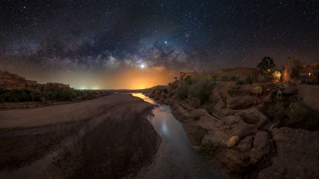 Milky Way, Aït Benhaddou, Morocco