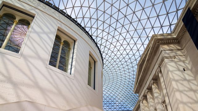Der Große Hof des British Museum, London, England