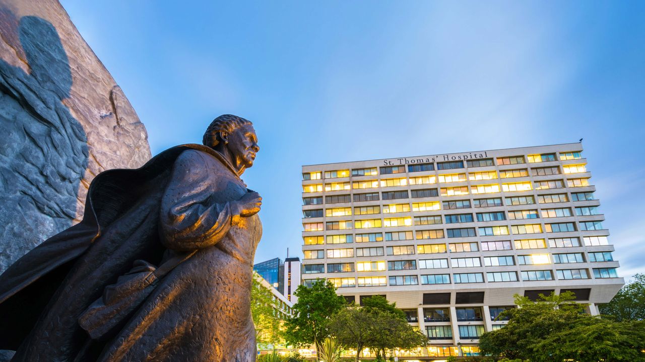 Statue of Mary Seacole at St Thomas' Hospital, London