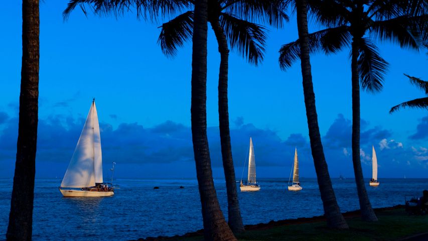 Sailing past sundown