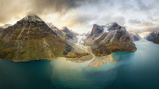 Prince Christian Sound in southern Greenland