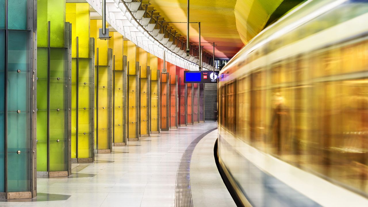 U-Bahnhof Candidplatz in München, Bayern, Deutschland