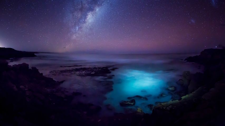 Milky Way over the Southern Ocean, Australia