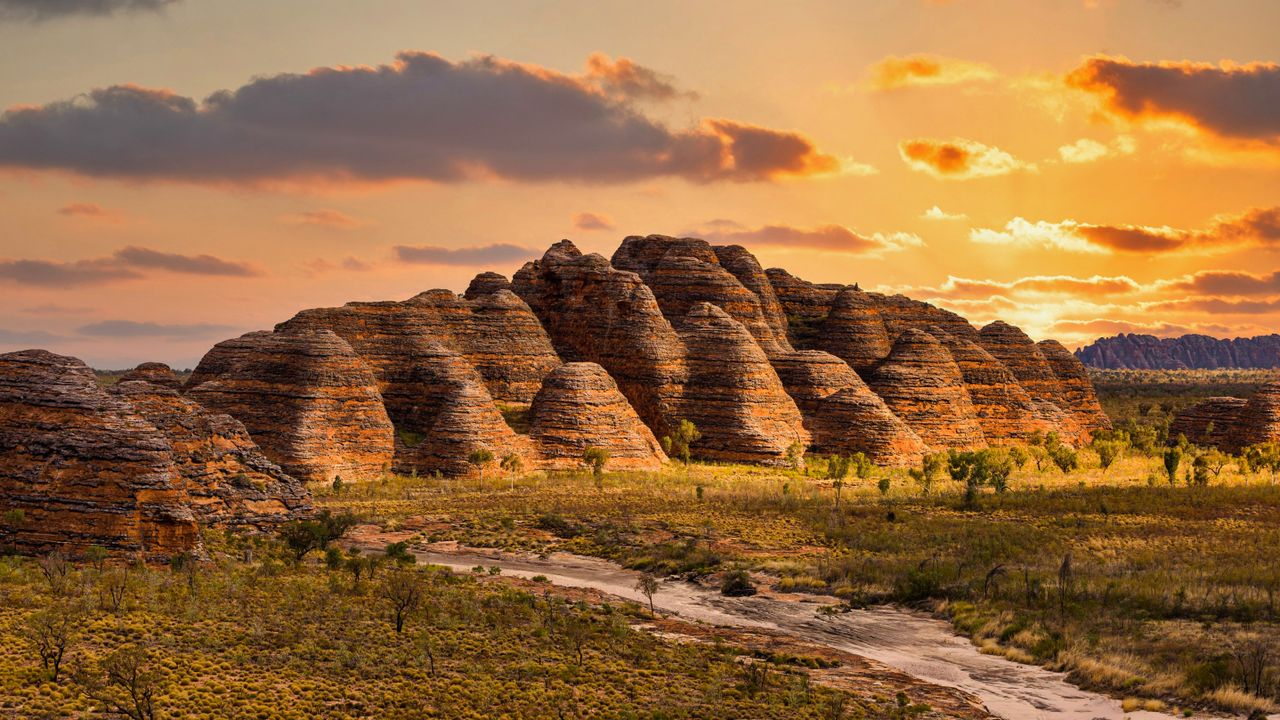Bungle-Bungle-Bergkette im Purnululu-Nationalpark, Australien