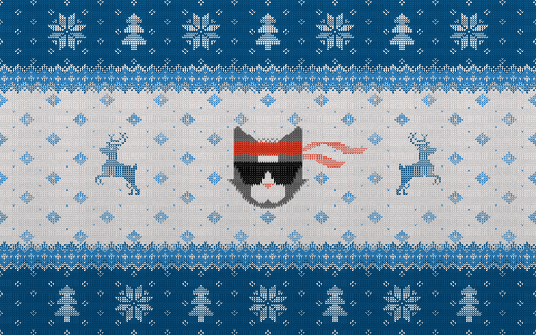 Ninja Cat Holiday Escape Windows 10 Theme