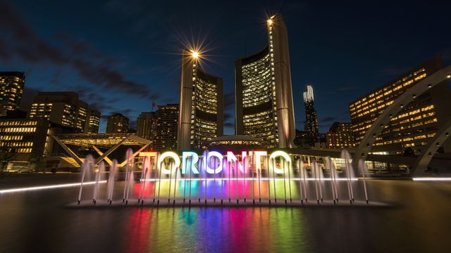 Toronto Sign, Nathan Phillips Square, Canada
